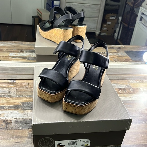 Franco Sarto Shoes - Franco Sarto L-Sweety platform Black size 6.5
